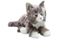Preview: Cat grey lying Carl Dick Soft Toy – Plush Toy – Stuffed Animal
