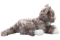 Preview: Cat grey lying Carl Dick Soft Toy – Plush Toy – Stuffed Animal