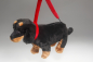 Preview: Dachshund stehend black as purse or hand bag Carl Dick Soft Toy – Plush Toy – Stuffed Animal