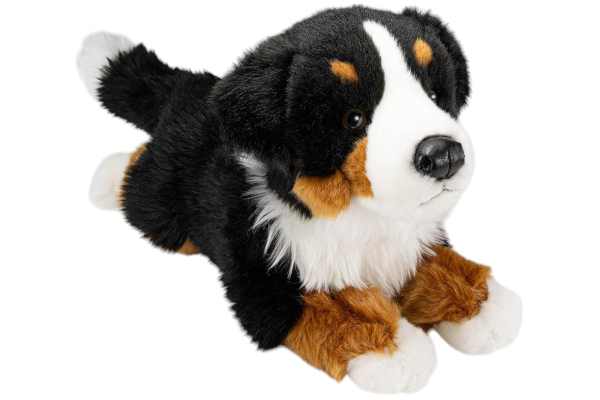 Bernese Mountain Dog lying Carl Dick Soft Toy – Plush Toy – Stuffed Animal