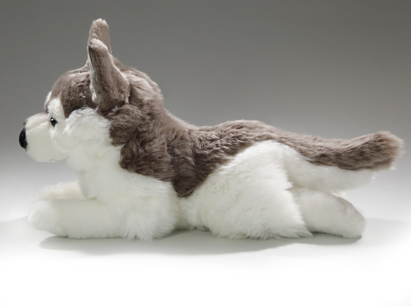 Husky Dog lying Carl Dick Soft Toy – Plush Toy – Stuffed Animal