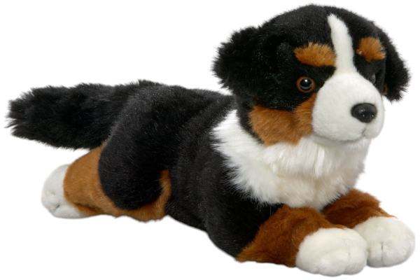 Bernese Mountain Dog lying Carl Dick Soft Toy – Plush Toy – Stuffed Animal