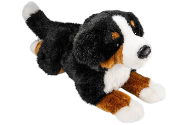 Bernese Mountain Dog lying Carl Dick Soft Toy – Plush Toy – Stuffed Animal