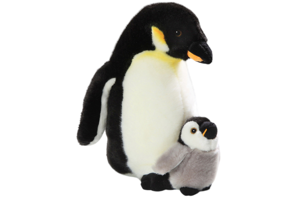 Pinguin mit Baby Carl Dick Plüschtiere – Kuscheltiere – Stofftiere