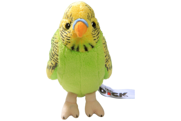 Budgerigar green-yellow Carl Dick Soft Toy – Plush Toy – Stuffed Animal