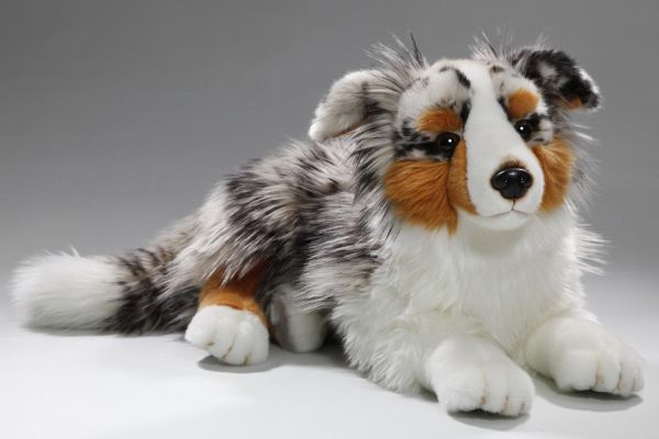 Australian Shepherd Dog lying Carl Dick Soft Toy – Plush Toy – Stuffed Animal