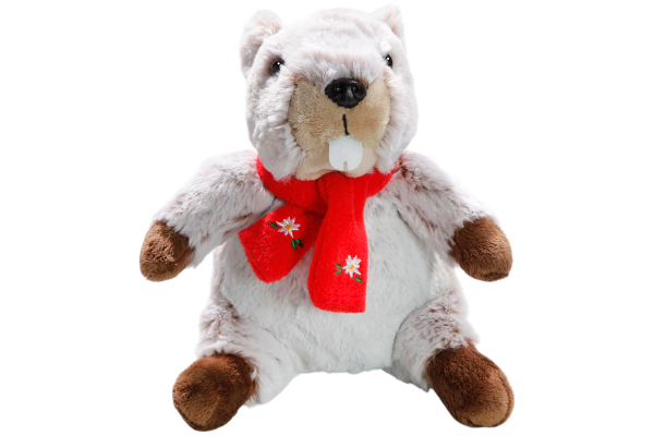 Marmot with Scarf Carl Dick Soft Toy – Plush Toy – Stuffed Animal