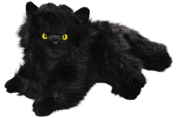 Persian Cat lying black Carl Dick Soft Toy – Plush Toy – Stuffed Animal