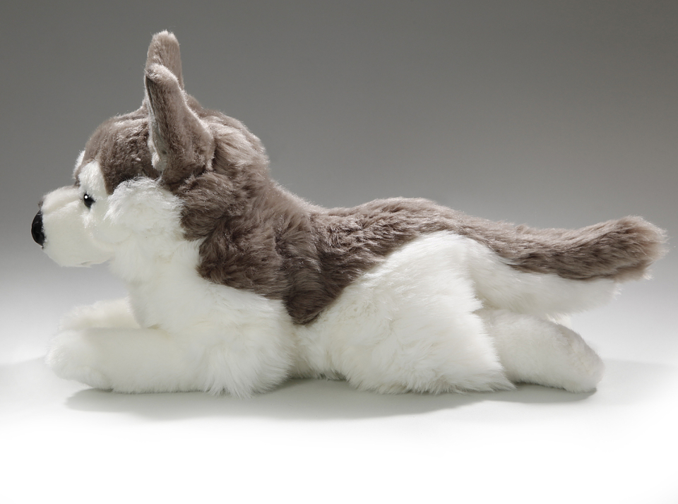 Husky Dog lying Carl Dick Soft Toy – Plush Toy – Stuffed Animal