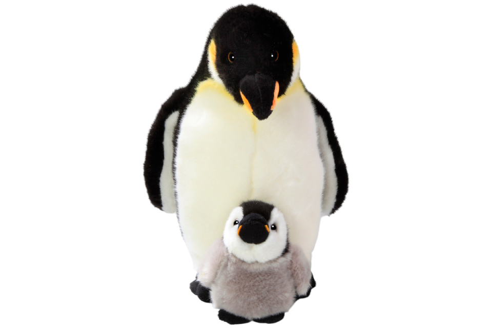 Pinguin mit Baby Carl Dick Plüschtiere – Kuscheltiere – Stofftiere