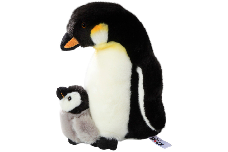 Pinguin mit Baby Carl Dick Plüschtiere – Kuscheltiere – Stofftiere