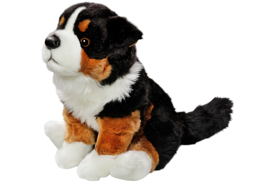 Bernese Mountain Dog sitting Carl Dick Soft Toy – Plush Toy – Stuffed Animal