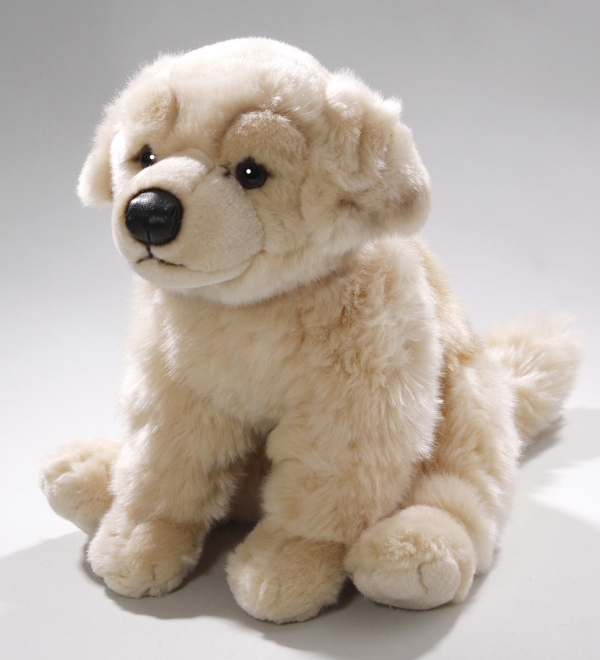 Golden Retriever Dog sitting Carl Dick Soft Toy – Plush Toy – Stuffed Animal