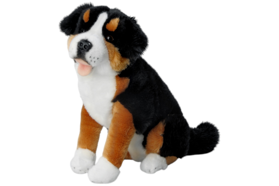 Bernese Mountain Dog sitting Carl Dick Soft Toy – Plush Toy – Stuffed Animal