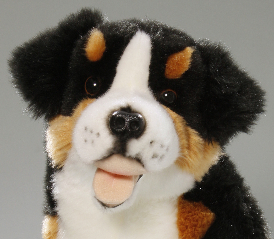Bernese Mountain Dog sitting Carl Dick Soft Toy – Plush Toy – Stuffed Animal
