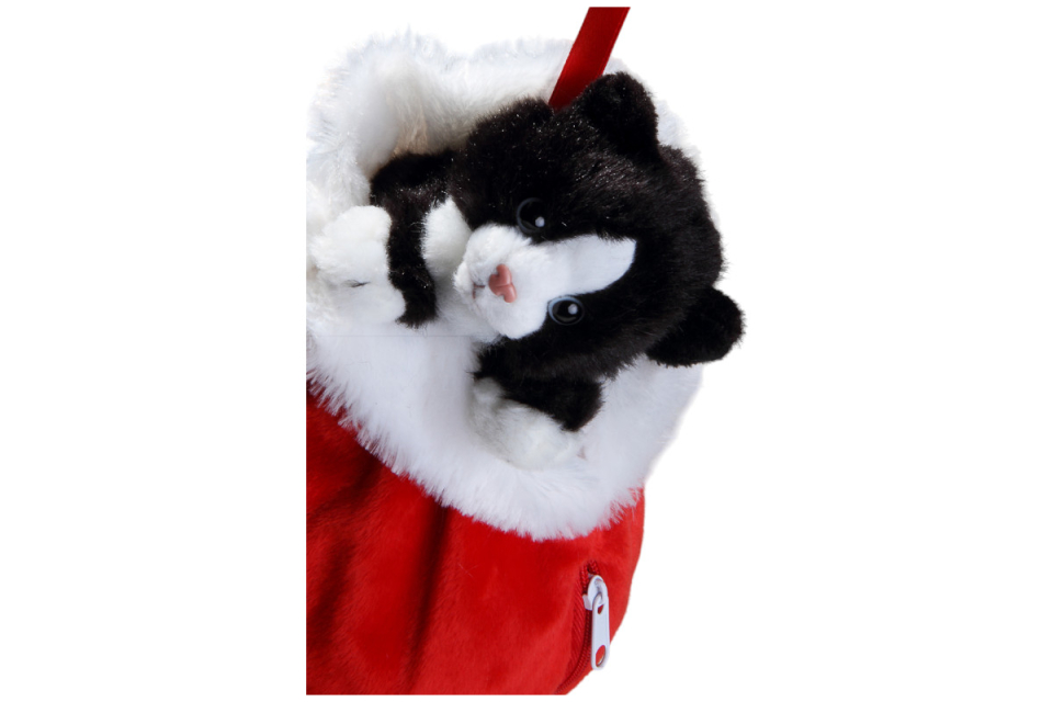 Katze im Weihnachtsstrumpf Carl Dick Plüschtiere – Kuscheltiere – Stofftiere