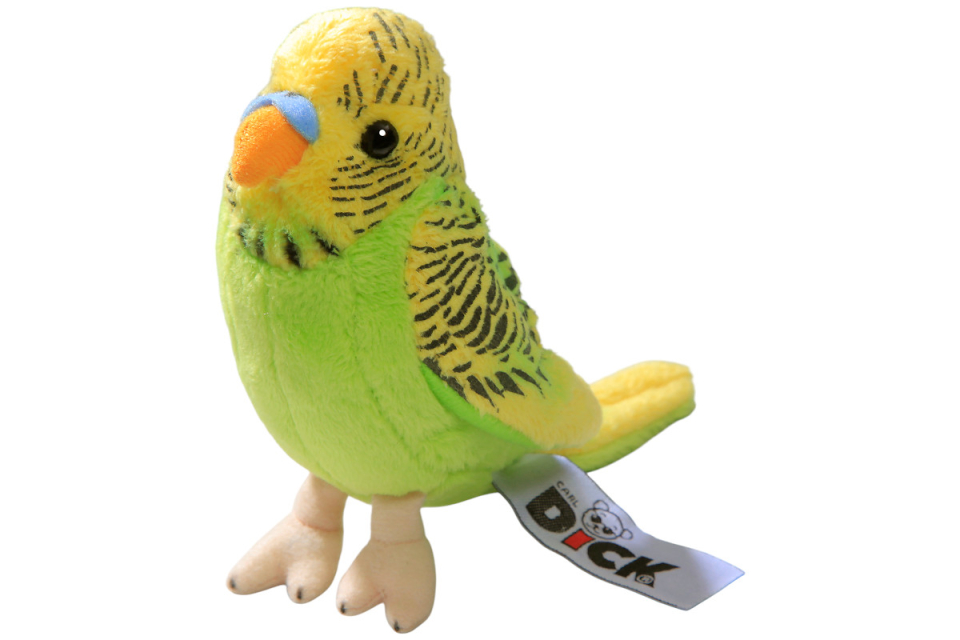 Budgerigar assorted Carl Dick Soft Toy – Plush Toy – Stuffed Animal