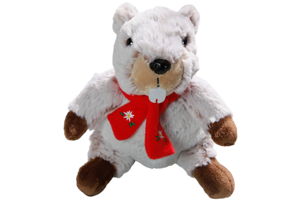 Marmot with Scarf Carl Dick Soft Toy – Plush Toy – Stuffed Animal