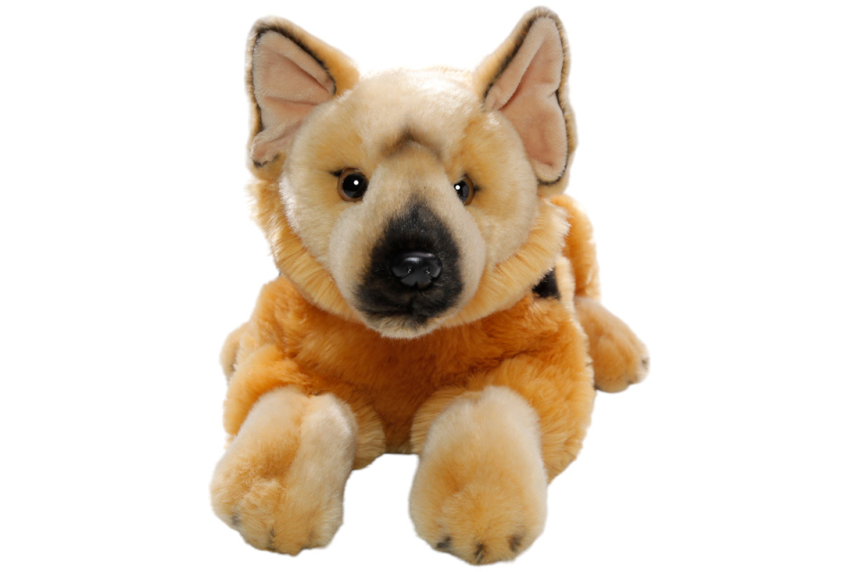 German Shepherd Dog lying Carl Dick Soft Toy – Plush Toy – Stuffed Animal