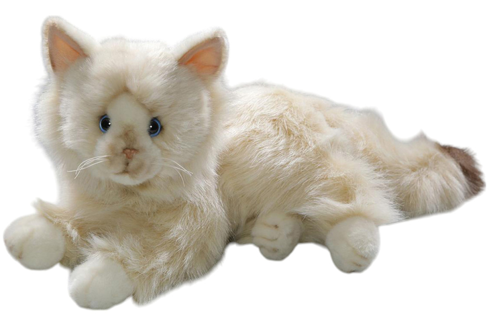 Katze liegend Birmakatze Carl Dick Plüschtiere – Kuscheltiere – Stofftiere