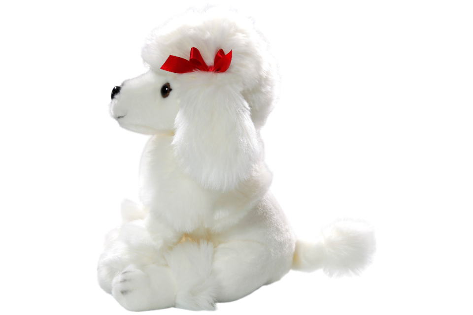 Poodle sitting white Carl Dick Soft Toy – Plush Toy – Stuffed Animal