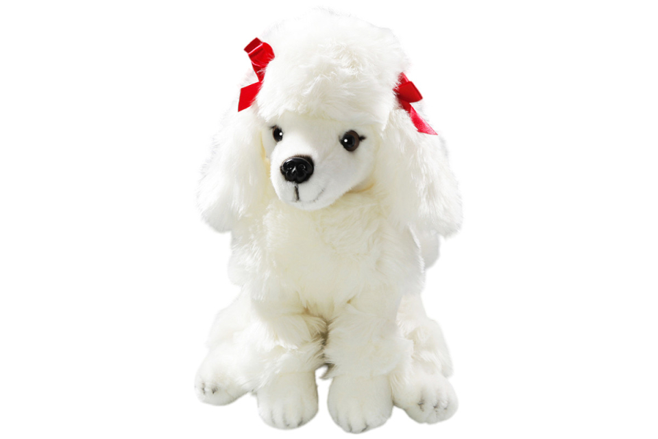 Poodle sitting white Carl Dick Soft Toy – Plush Toy – Stuffed Animal