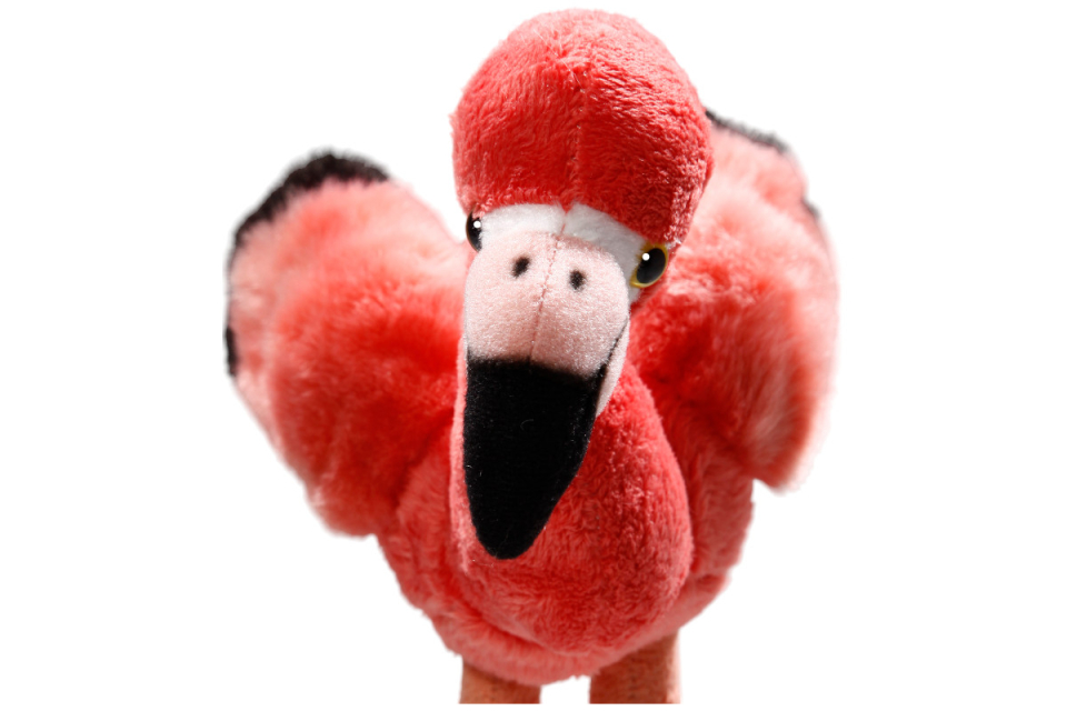 Flamingo with bendable legs Carl Dick Soft Toy – Plush Toy – Stuffed Animal